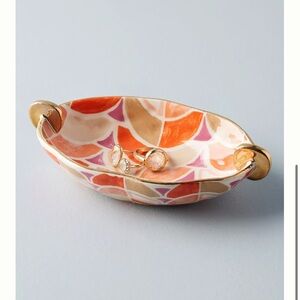 Anthropologie Georgie Geo Trinket Dish Jewelry Holder